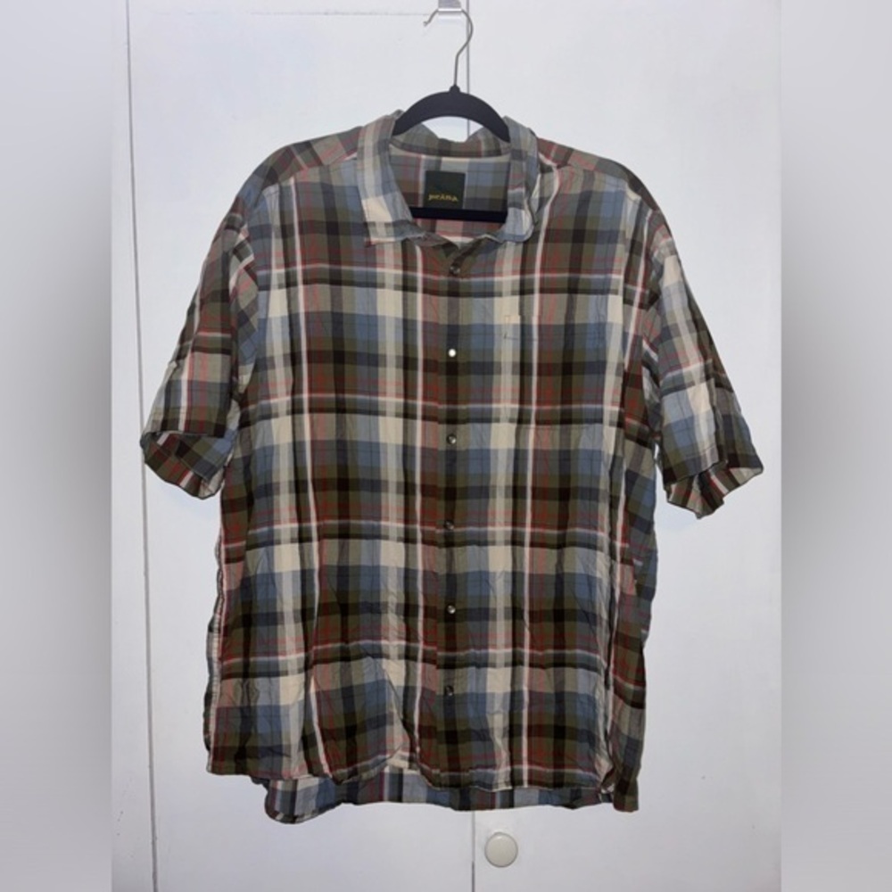 Prana 100% organic cotton button up